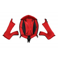 Inner pad and Cheek pads for motocross quiver helmet red - Helmet spare parts - HR130-B - Ufo Plast