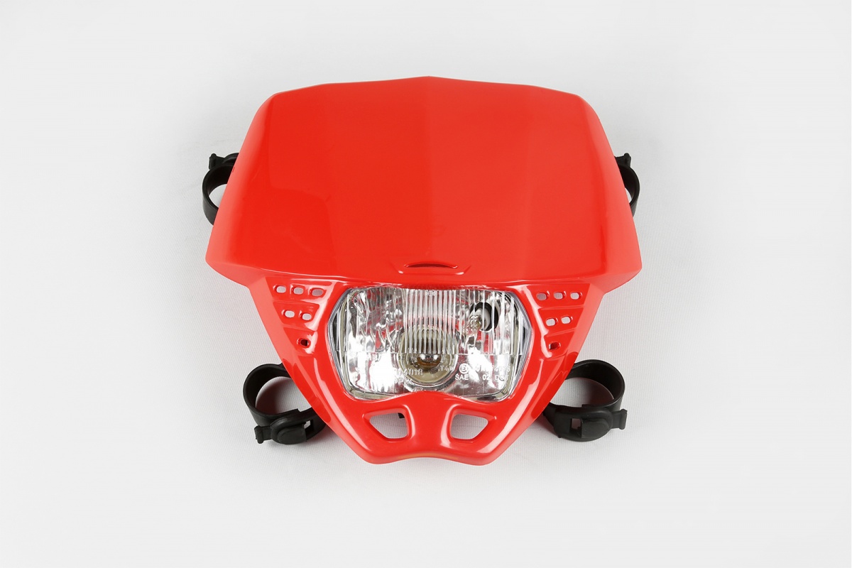 Motocross Cruiser headlight red - Headlight - PF01707-070 - Ufo Plast