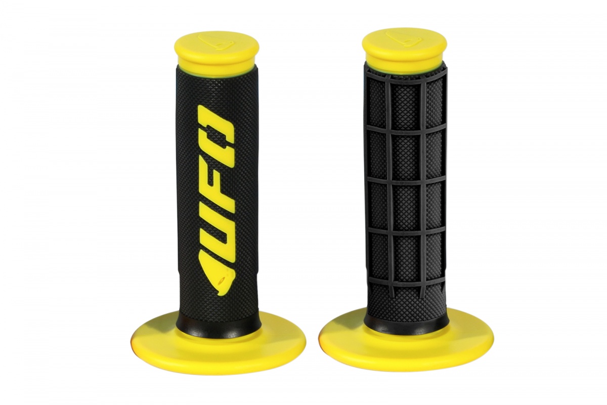 Motocross grips Challenger yellow - Grips - MA01823-102 - Ufo Plast