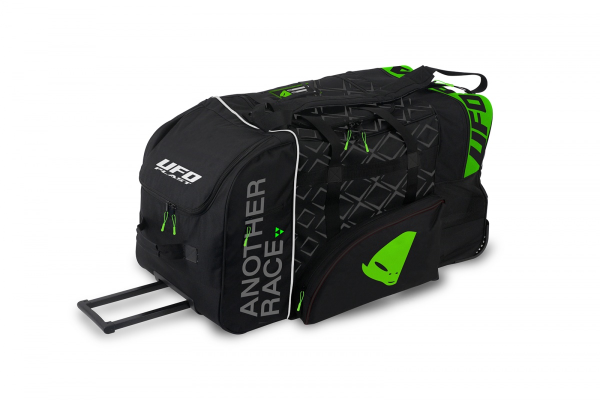 Travel trolley black and green - Bags - MB02258 - Ufo Plast