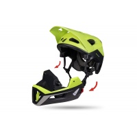 Mtb Defcon two helmet black and neon yellow - Helmets - HE15002-K - Ufo Plast