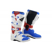Motocross Xander boots white blue and red - Boots - BO13001-BC - UFO Plast