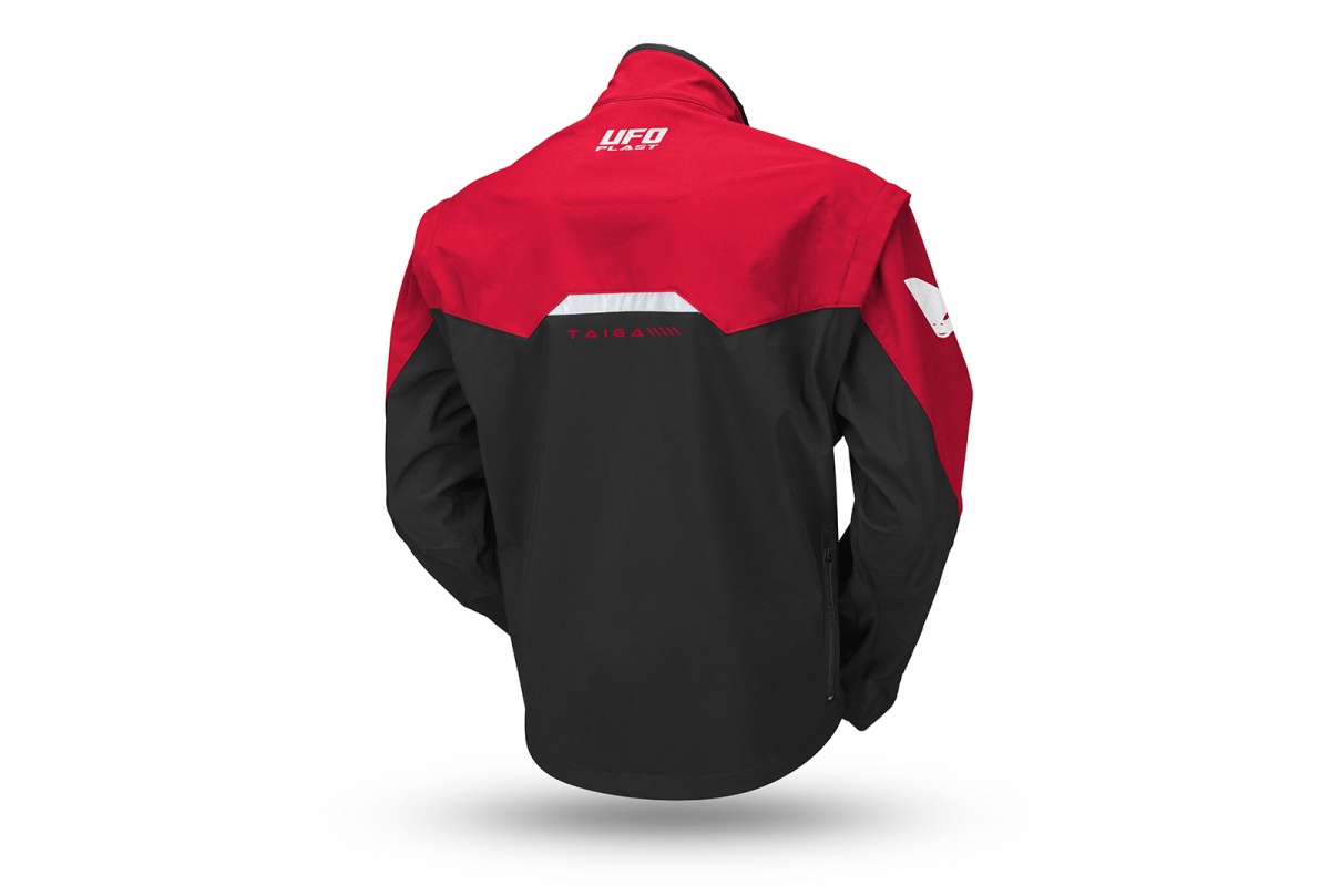 Taiga enduro jacket with protections included red - Jackets - JA13002-KB - Ufo Plast