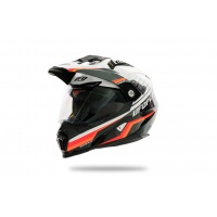 Motocross Aries helmet black and white - Helmets - HE13500-WK - Ufo Plast