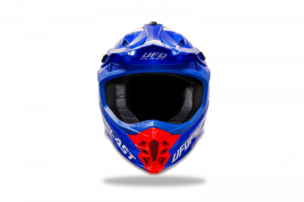 Motocross Intrepid helmet blue, red and white - Helmets - HE13400-CB - UFO Plast