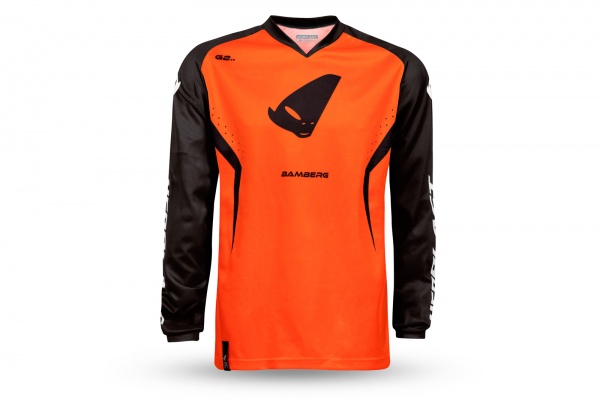 Motocross Bamberg jersey orange and black - Jersey - JE13001-KF - Ufo Plast